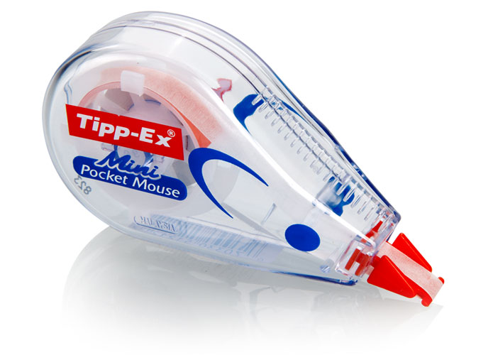 Tipp-Ex Korrekturroller Mini Pocket Maus, weiß, 2 Stück