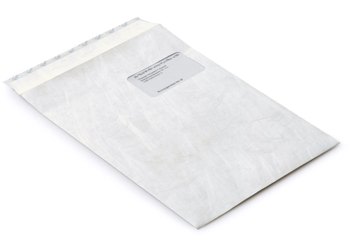 Tyvek Versandtasche, Format: DIN C4, mit Fenster, 20 Stück