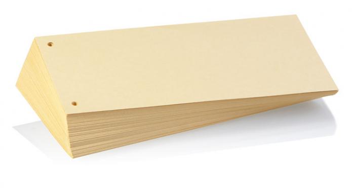Leitz Trennstreifen, chamois, 100 Stück