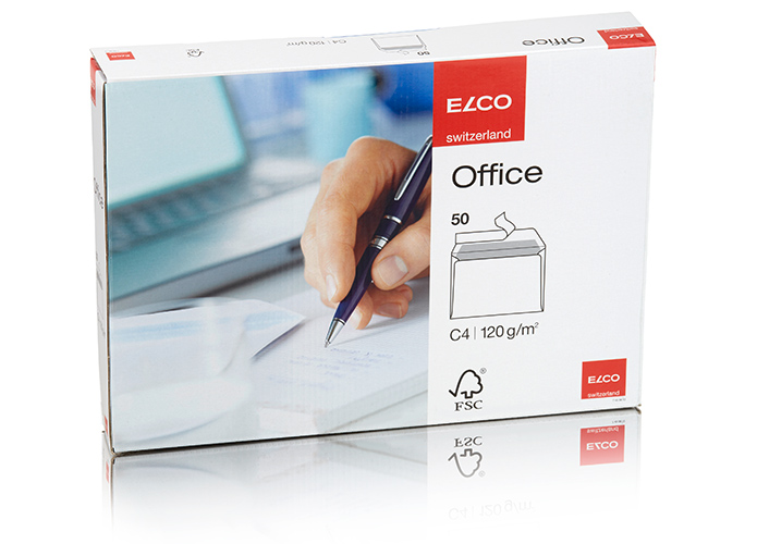 Elco Briefumschlge Office Box, Format: DIN C4, ohne Fenster, 50 Stck