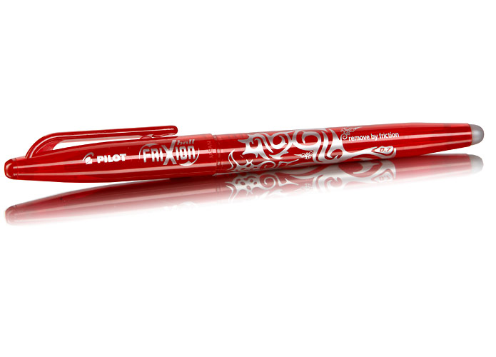 Pilot Rollerball FriXion, Schriftfarbe: rot