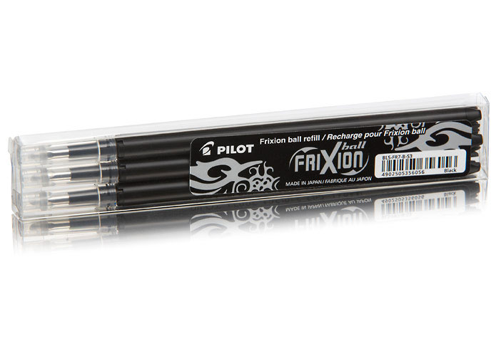Pilot Rollerball Mine FriXion, Schriftfarbe: schwarz, 3 Stck