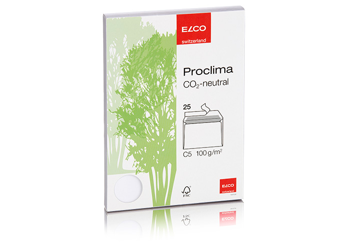 Elco Briefumschläge Proclima, Format: DIN C5, ohne Fenster, 25 Stück