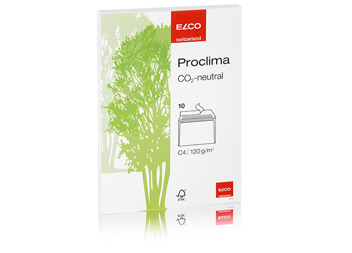 Elco Briefumschlge Proclima, Format: DIN C4, ohne Fenster, 10 Stck