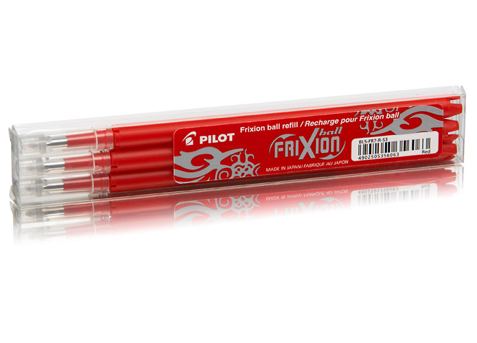 Pilot Rollerball Mine FriXion, Schriftfarbe: rot, 3 Stck