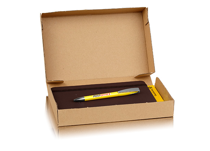 Versandkarton E Welle, 3,5 x 22,5 x 14,5 cm  (H x B x T), braun