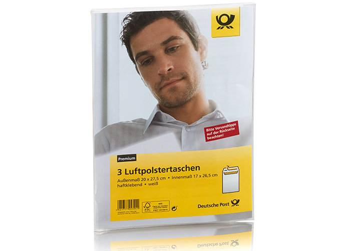 Deutsche Post Luftpolstertasche Typ D, wei, 3 Stck