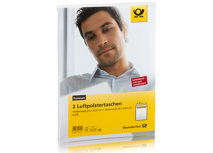 Deutsche Post Luftpolstertasche Typ G, wei, 2 Stck