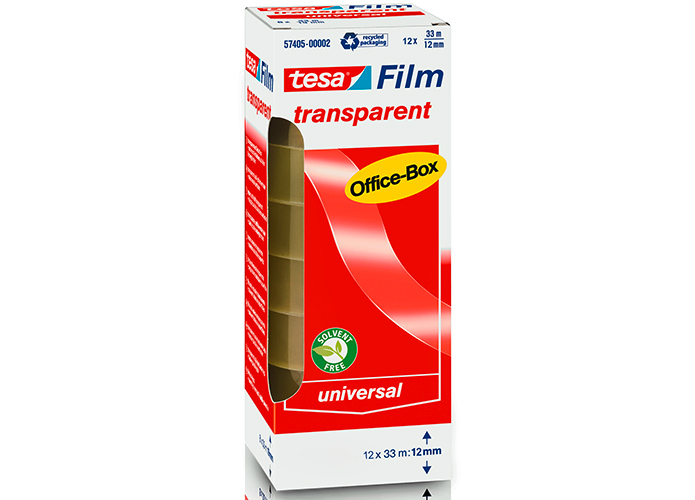 Tesa tesafilm transparent Office-Box, 12 Stück