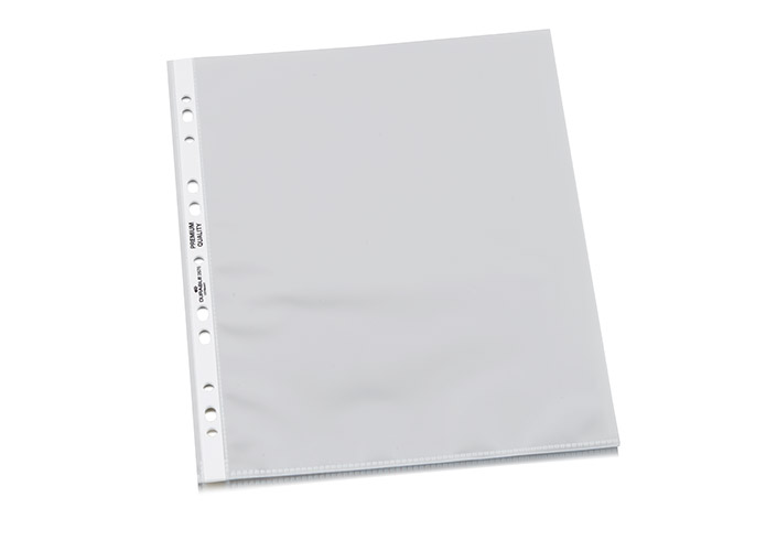 Durable Prospekthüllen Premium, glasklar, DIN A4, 10 Stück