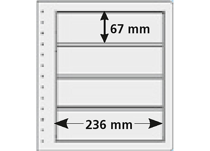 pro collect spezial-Hllen, transparent (10er-Set), Typ 4T-13