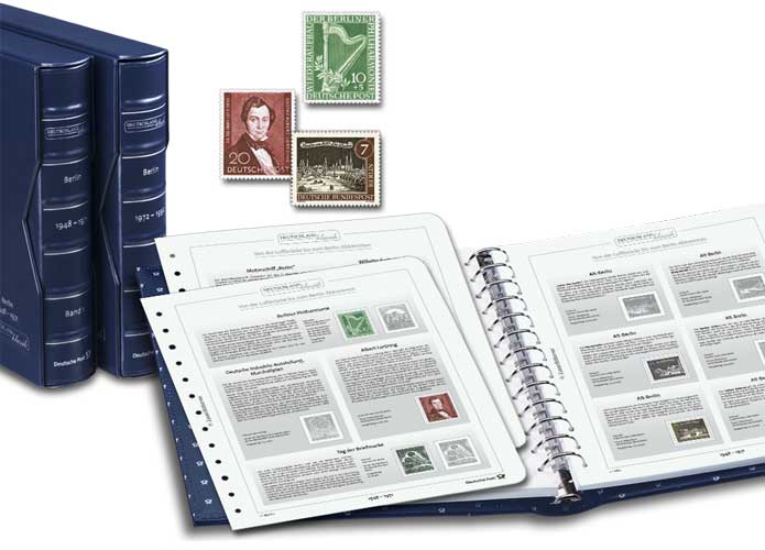 Deutschland klassik, Vordruckalben,"Berlin", 1948-1971 
