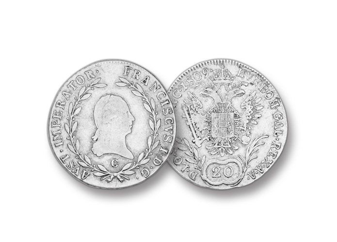 sterreich 20 Kreuzer Franz I. 1809