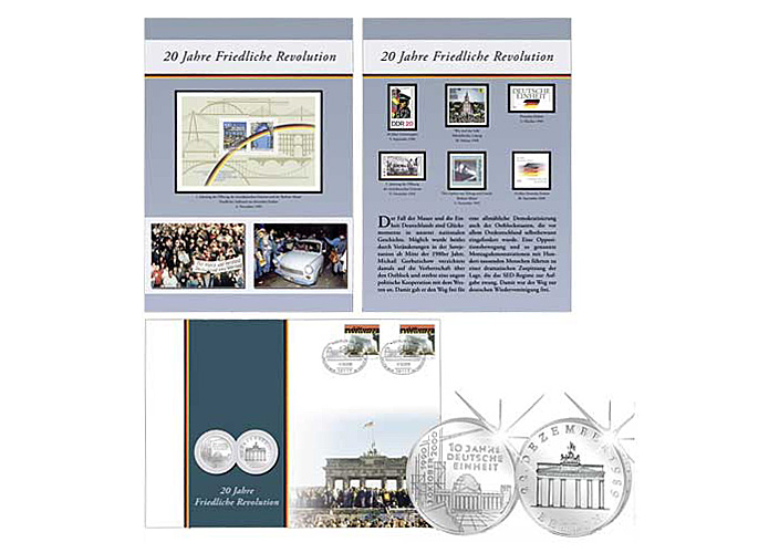 Numisbrief: "20 Jahre Friedliche Revolution"