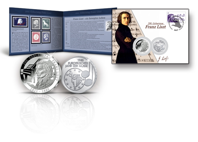 Numisbrief: "200. Geburtstag Franz Liszt"