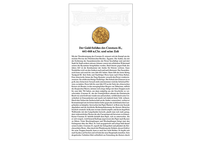 Gold-Solidus "Constans II"