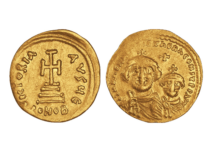 Gold-Solidus "Kaiser Heraclius"