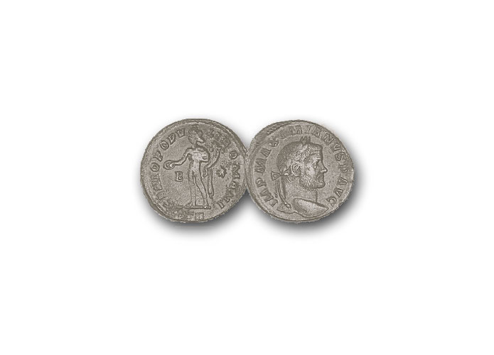 Bronze-Mnzen: "Rmisches Reich" (3./4. Jahrhundert) Kaiser Maximian, Grofollis