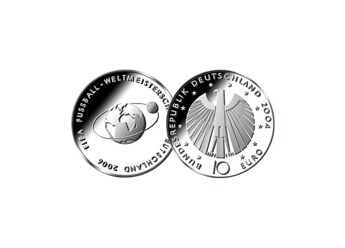 10-Euro-Mnze: FIFA WM 2006 ;2004 (Spiegelglanz)