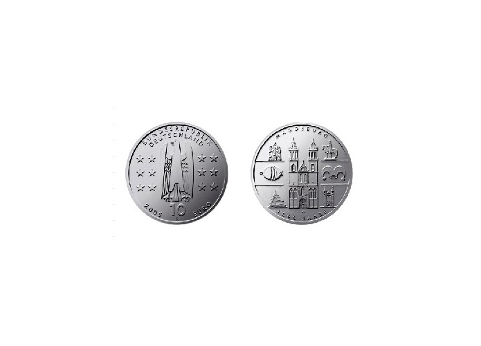 10-Euro-Mnze: 1200 Jahre Magdeburg; 2005 (Stempelglanz)
