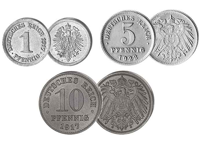 Set "Ersatzmnzen des Deutschen Kaiserreiches"