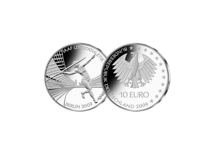 10 Euro IAAF Leichtathletik-WM, 2009 (Stempelglanz)