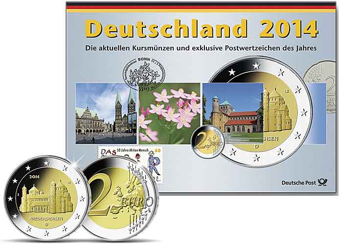 Kursmnzen der Prgesttte Karlsruhe (G) 2014