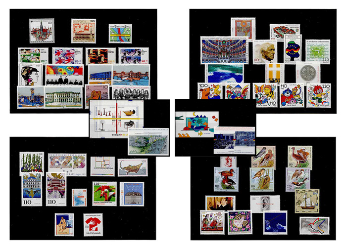 Bund, Briefmarken-Jahrgang 1998
