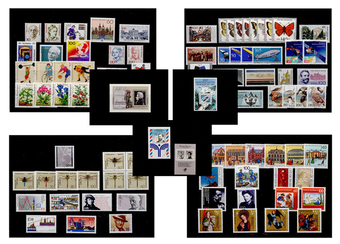 Bund, Briefmarken-Jahrgang 1991
