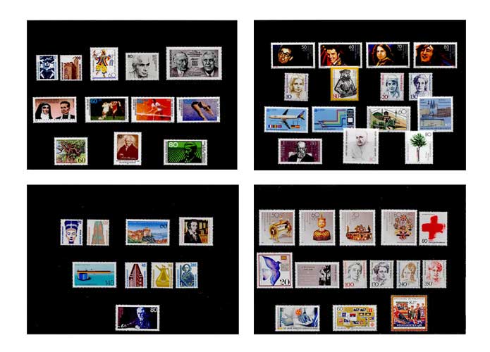 Bund, Briefmarken-Jahrgang 1988
