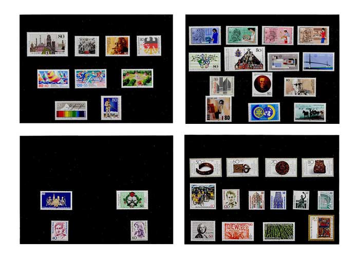 Bund, Briefmarken-Jahrgang 1987