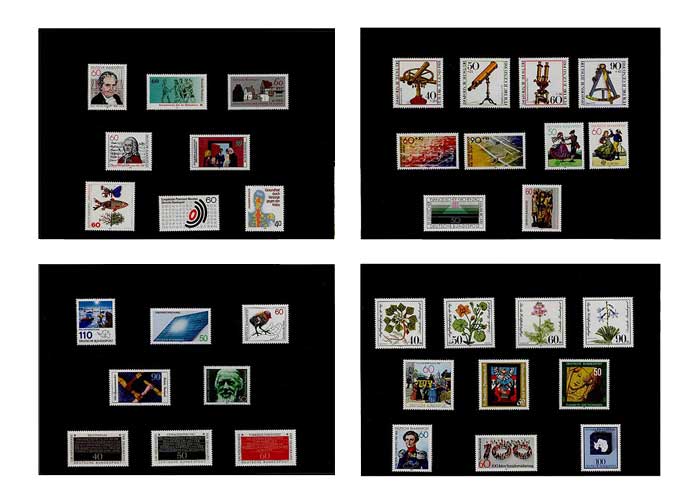 Bund, Briefmarken-Jahrgang 1981