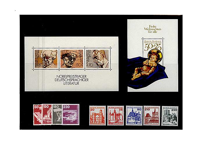 Bund, Briefmarken-Jahrgang 1978