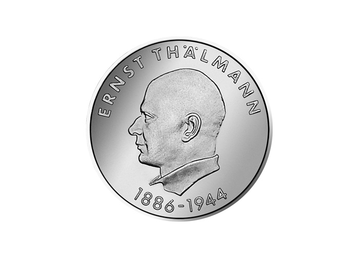 DDR Mnze: 20 Mark "85. Geburtstag Ernst Thlmann" 1971 (Vorzglich/Stempelglanz)