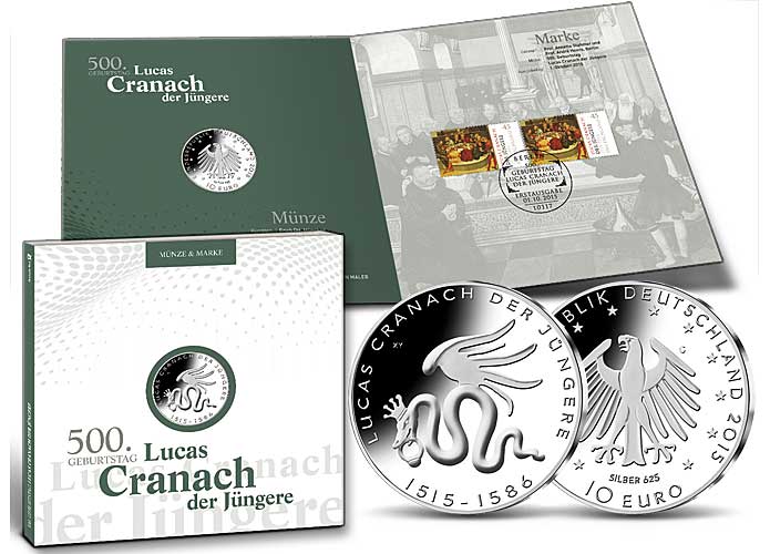 Numisfolder Mnze & Marke: "Lucas Cranach"