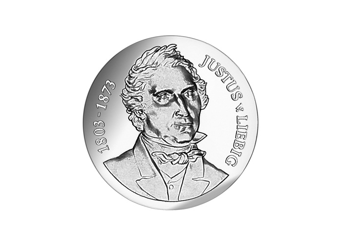 DDR Mnze: 10 Mark "175. Geburtstag Justus von Liebig", 1978 (Vorzglich/Stempelglanz)