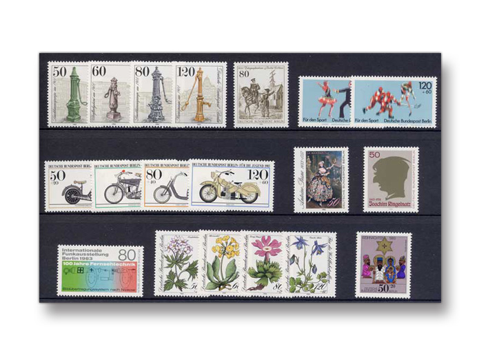 Berlin, Briefmarken-Jahrgang 1983