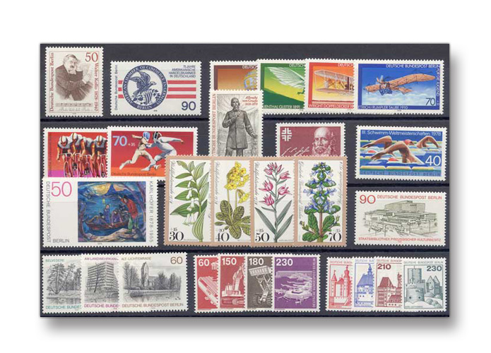 Berlin, Briefmarken-Jahrgang 1978