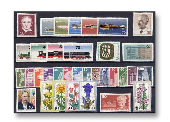Berlin, Briefmarken-Jahrgang 1975