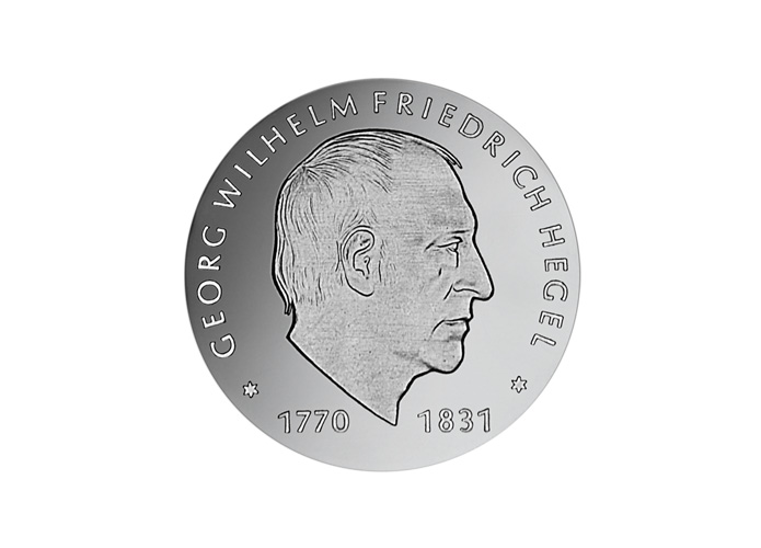 DDR Mnze: 10 Mark "150. Todestag Georg W. F. Hegel", 1981 (Vorzglich/Stempelglanz)