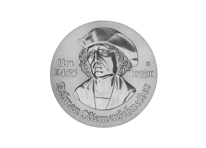 DDR Mnze:  5 Mark "450. Todestag Tilmann Riemenschneider", 1981 (Vorzglich/Stempelglanz)