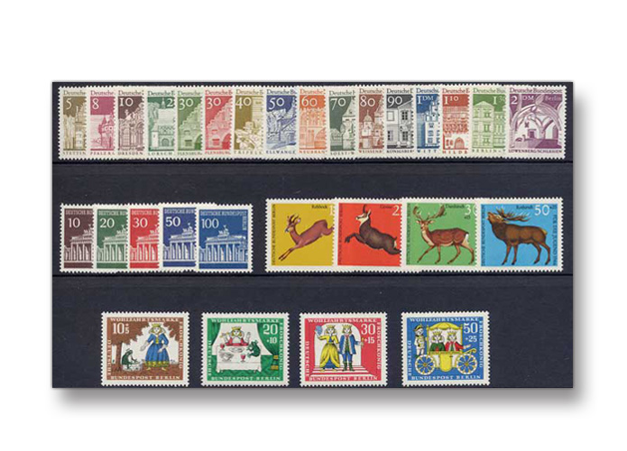 Berlin, Briefmarken-Jahrgang 1966