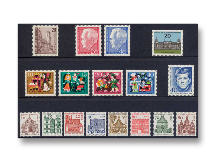 Berlin, Briefmarken-Jahrgang 1964