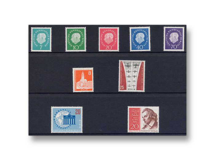 Berlin, Briefmarken-Jahrgang 1959