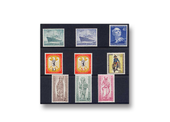 Berlin, Briefmarken-Jahrgang 1955