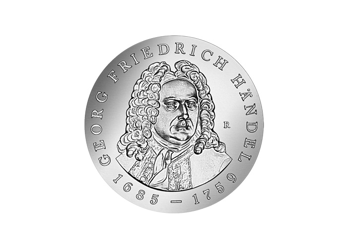 DDR Mnze: 20 Mark "225. Todestag Georg Friedrich Hndel", 1984 (Vorzglich/Stempelglanz)