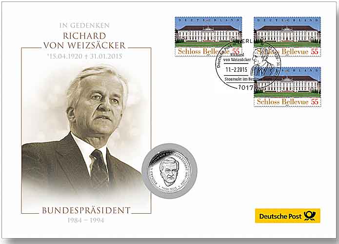 Medaillenbrief: "Richard von Weizscker"