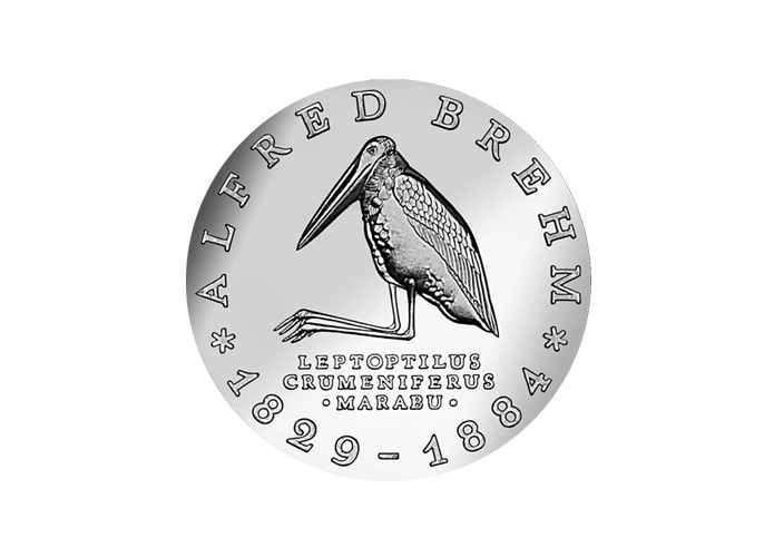 DDR Mnze: 10 Mark "100. Todestag Alfred Brehm", 1984 (Vorzglich/Stempelglanz)