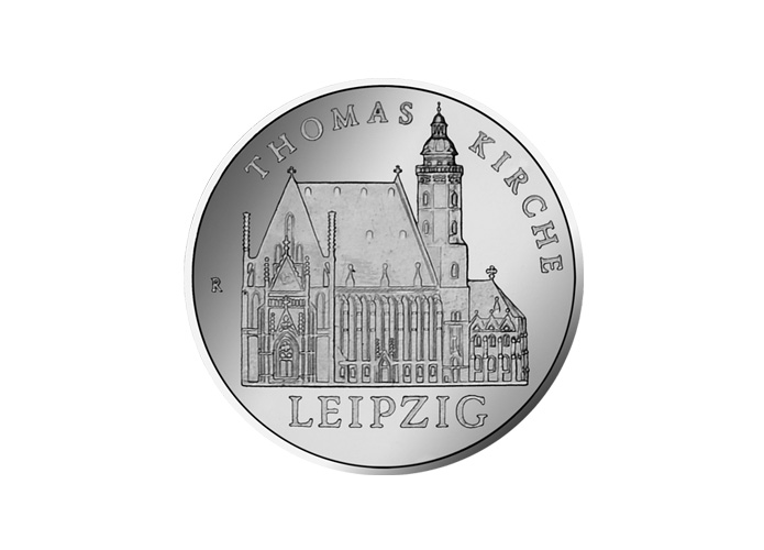 DDR Mnze: 5 Mark "Thomaskirche in Leipzig", 1984 (Vorzglich/Stempelglanz)