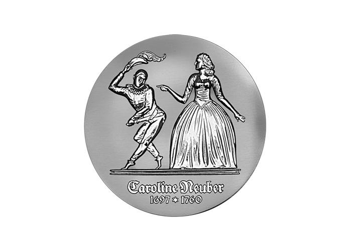 DDR Mnze: 5 Mark "225. Todestag von Caroline Neuber", 1985 (Vorzglich/Stempelglanz)